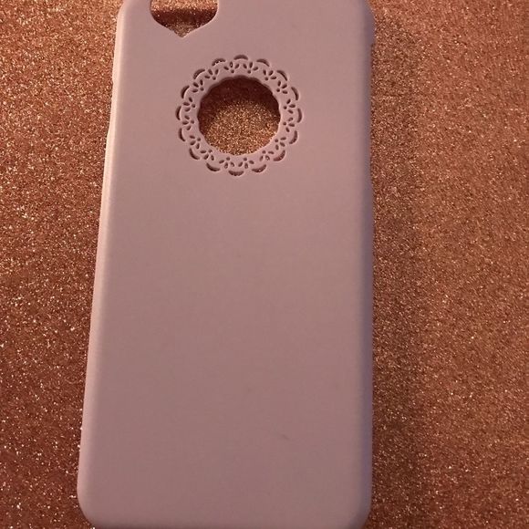 Purple Iphone Case for 6/6S with heart NWOT - Picture 4 of 5